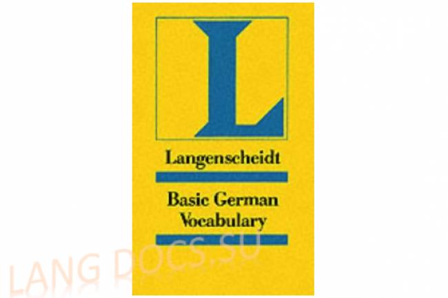 Langenscheidt Basic German Vocabulary